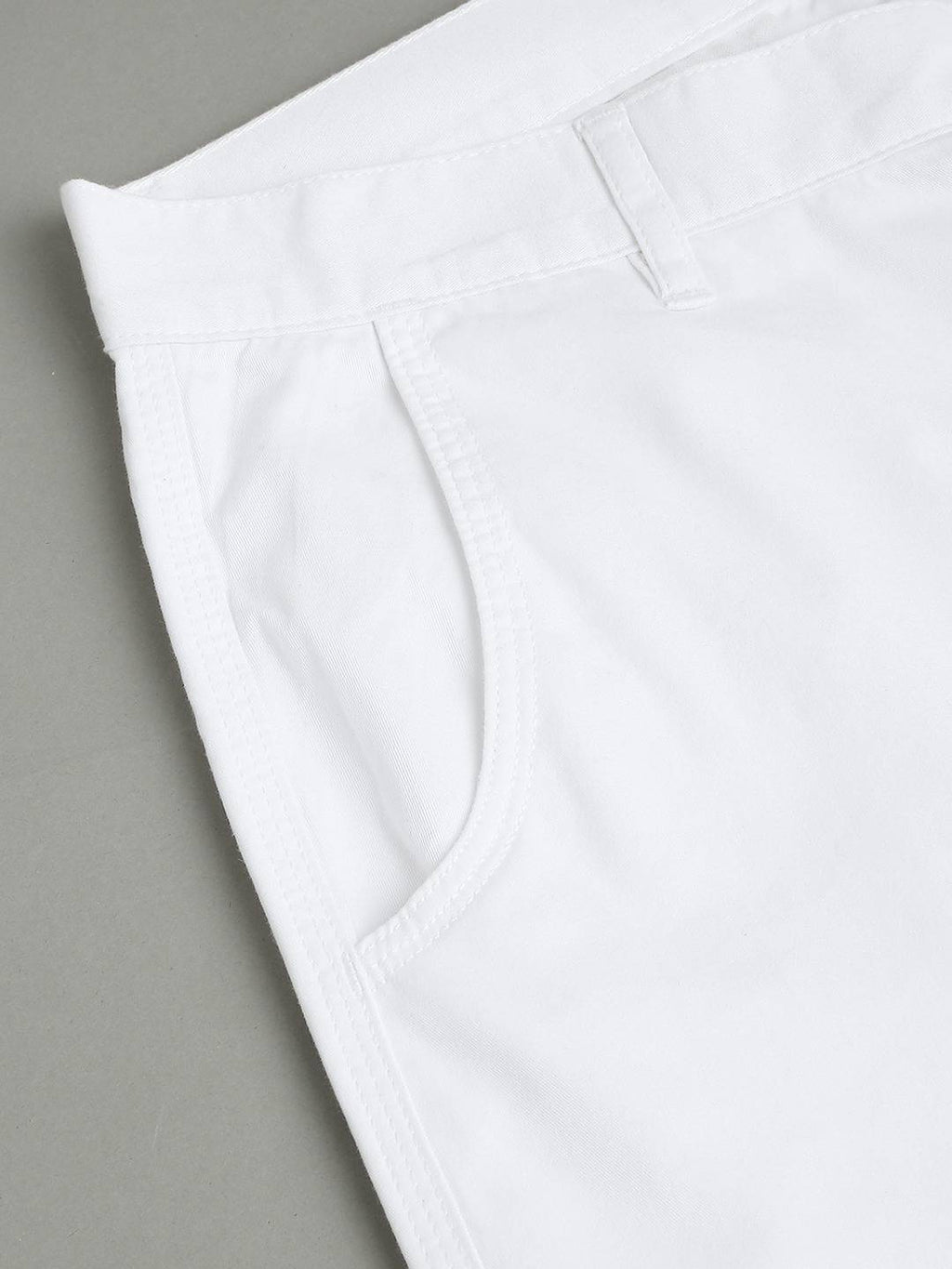 Thomas Scott Men Mid Rise Pure Cotton Slim Fit Chino Shorts