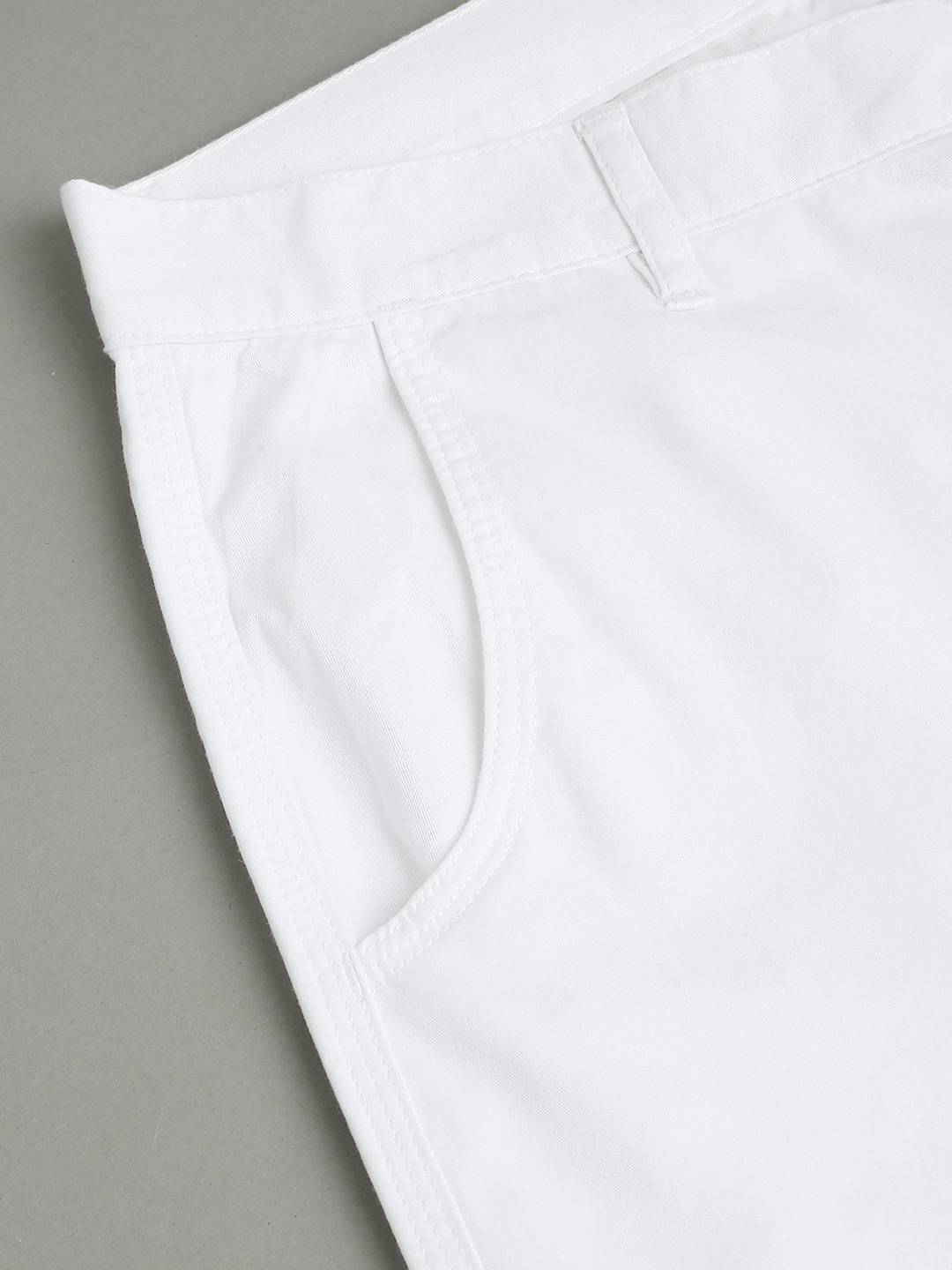 Thomas Scott Men Mid Rise Pure Cotton Slim Fit Chino Shorts