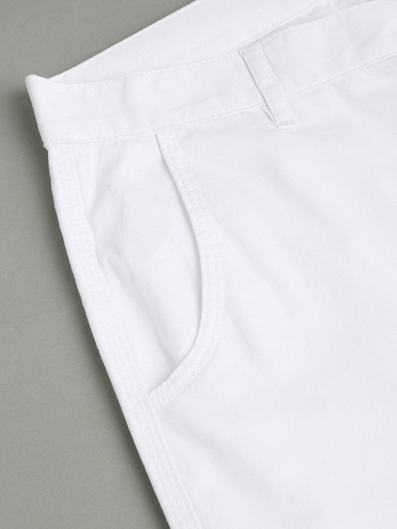 Thomas Scott Men Mid Rise Pure Cotton Slim Fit Chino Shorts