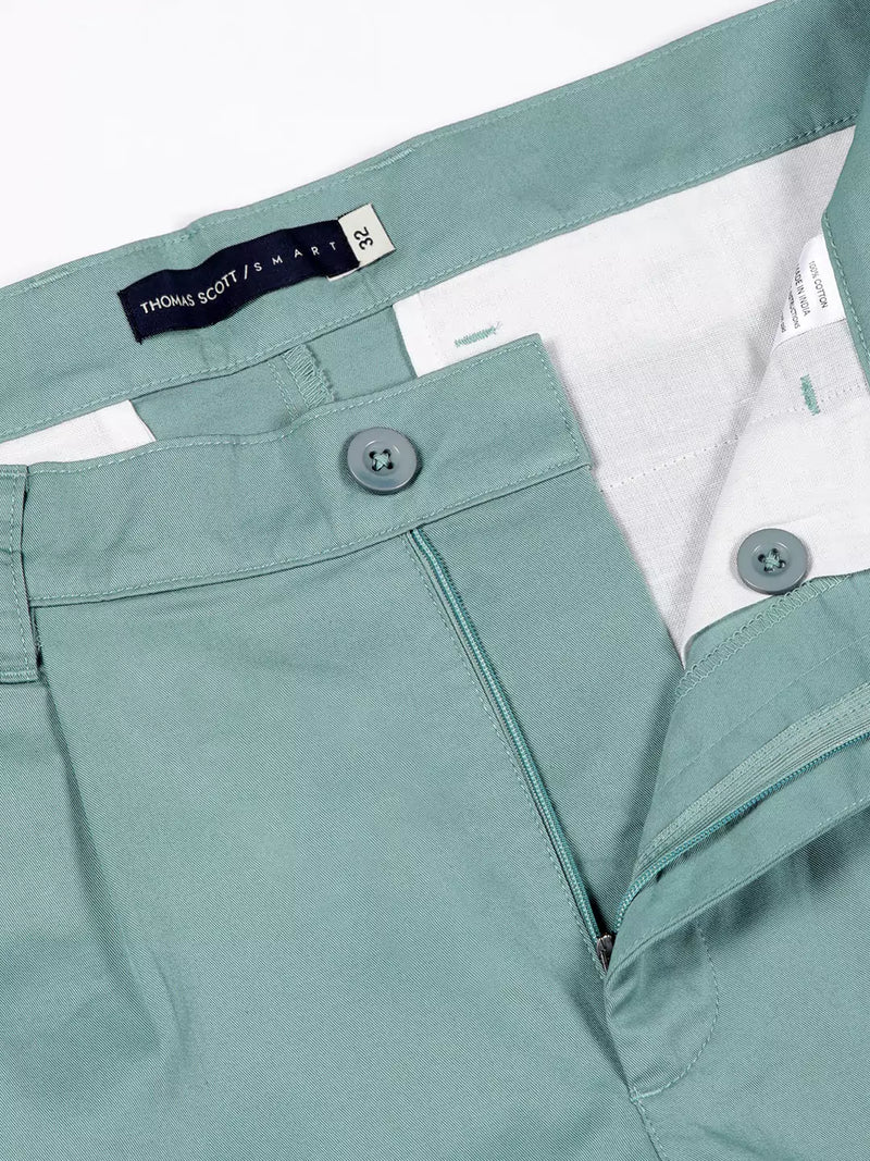Thomas Scott Men Mid-Rise Cotton Casual Shorts
