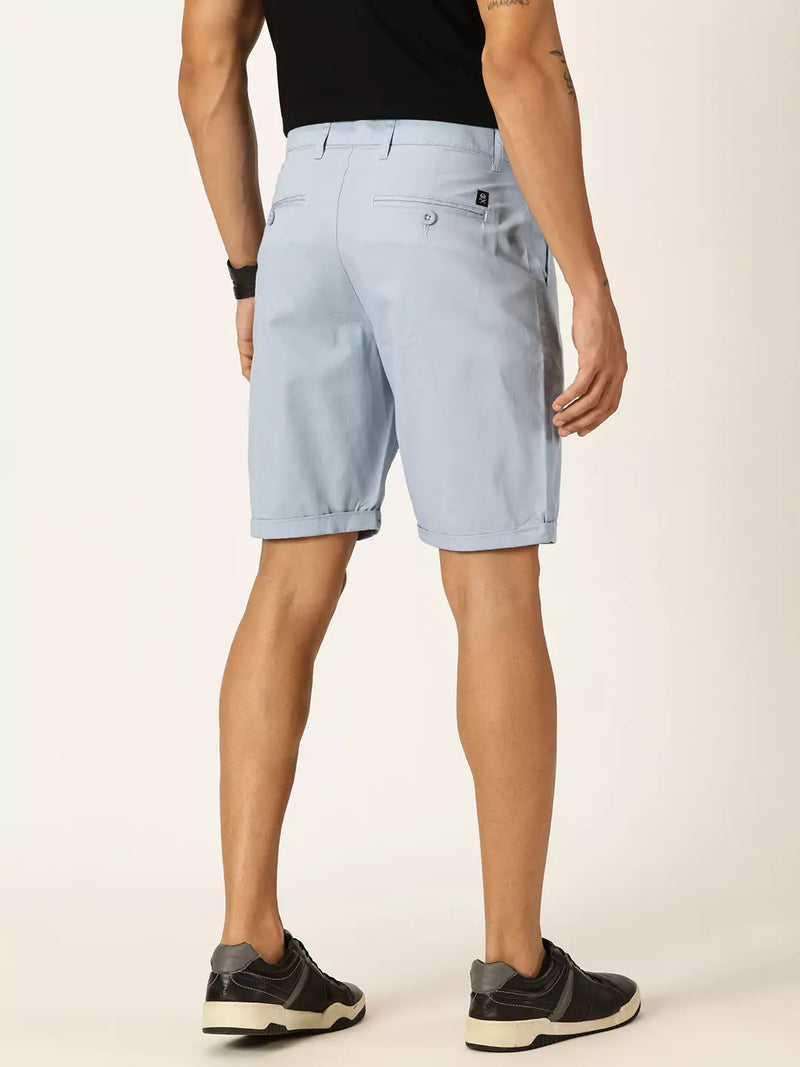 Thomas Scott Men Mid-Rise Pure Cotton Chino Shorts
