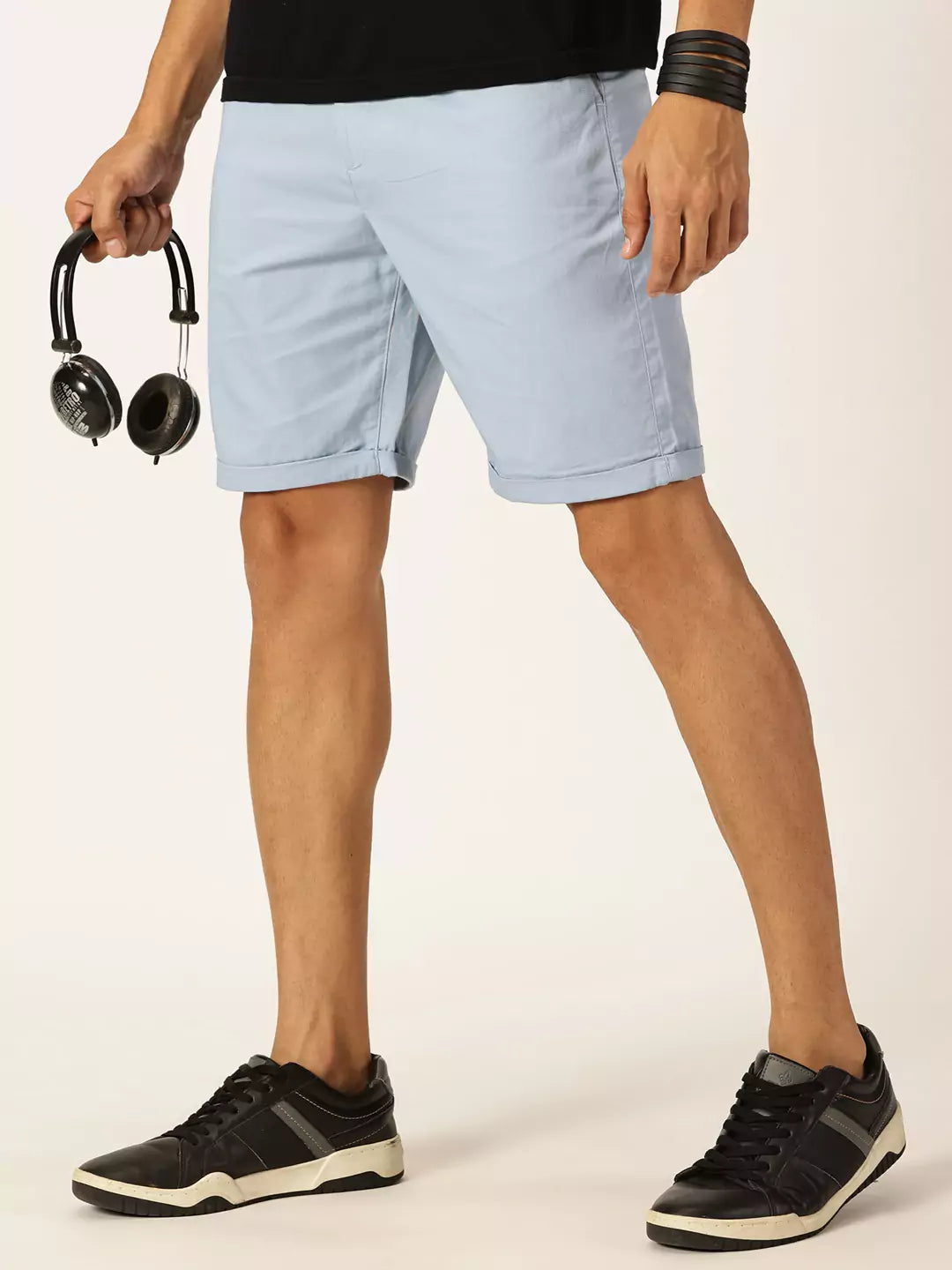 Thomas Scott Men Mid-Rise Pure Cotton Chino Shorts