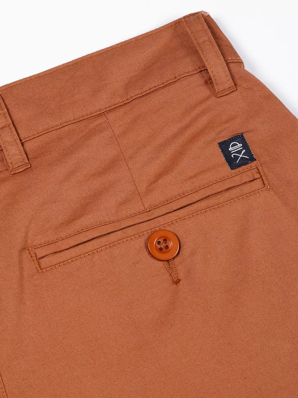 Thomas Scott Men Mid-Rise Pure Cotton Chino Shorts