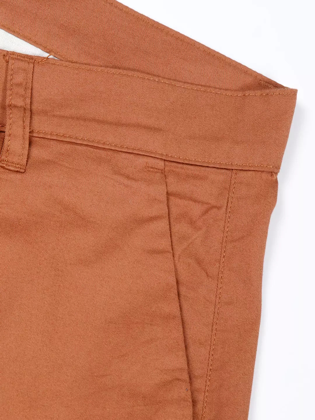 Thomas Scott Men Mid-Rise Pure Cotton Chino Shorts
