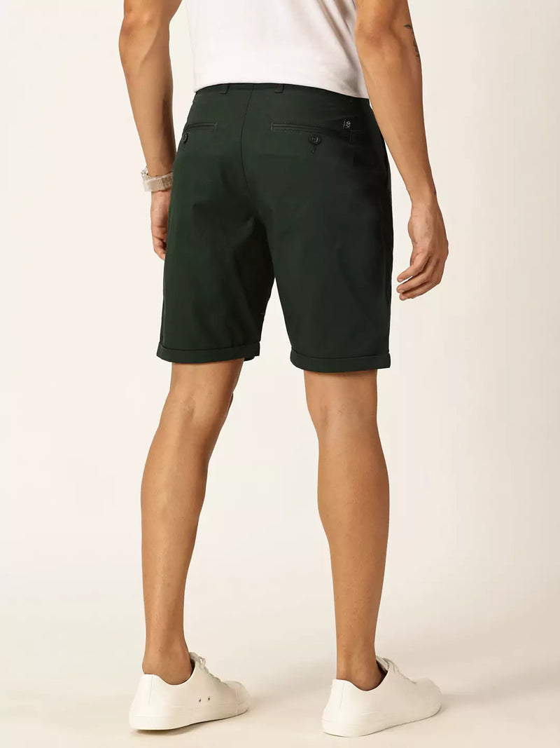 Thomas Scott Men Mid-Rise Pure Cotton Chino Shorts
