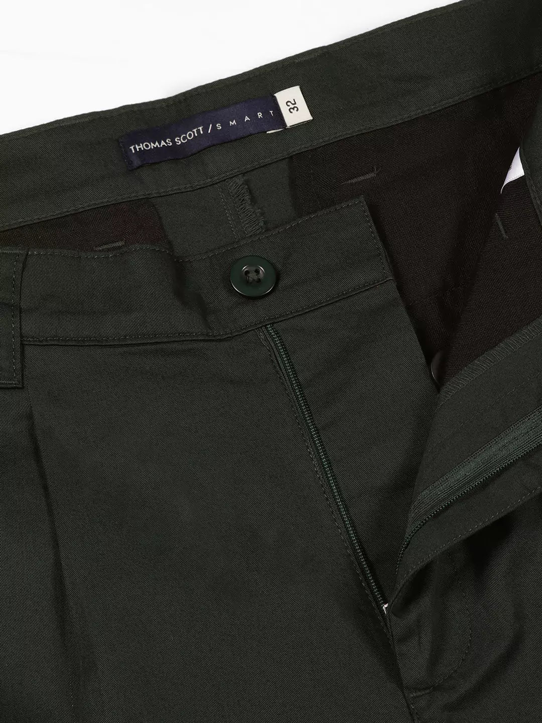 Thomas Scott Men Mid-Rise Pure Cotton Chino Shorts