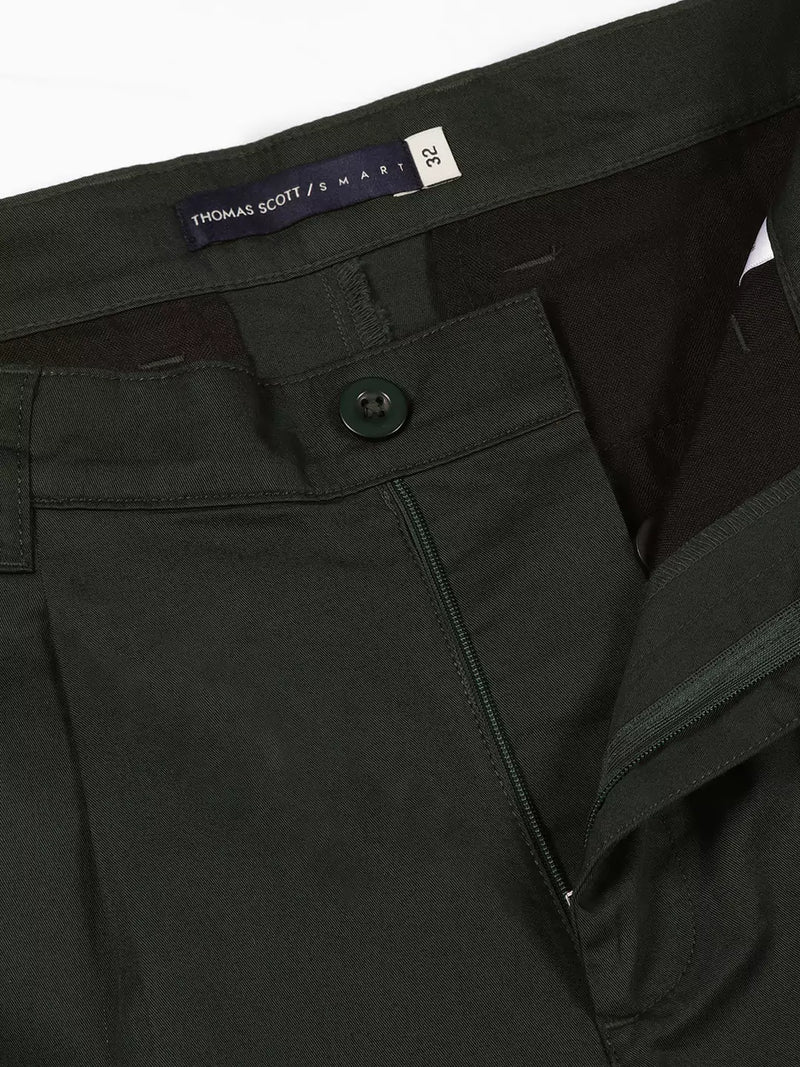 Thomas Scott Men Mid-Rise Pure Cotton Chino Shorts