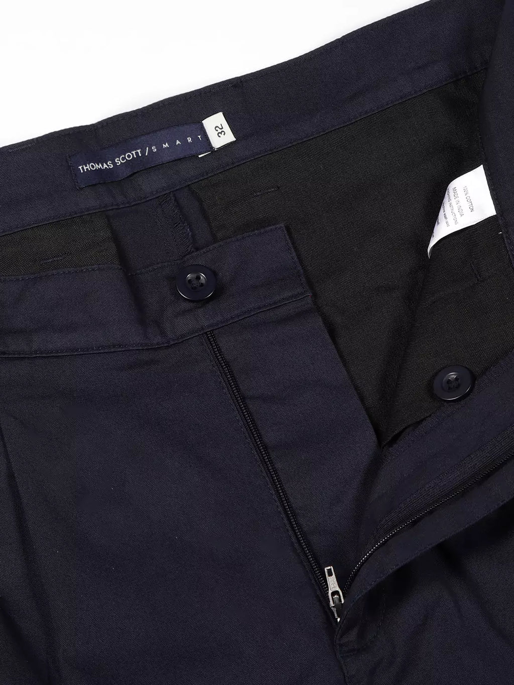 Thomas Scott Men Mid-Rise Cotton Casual Shorts