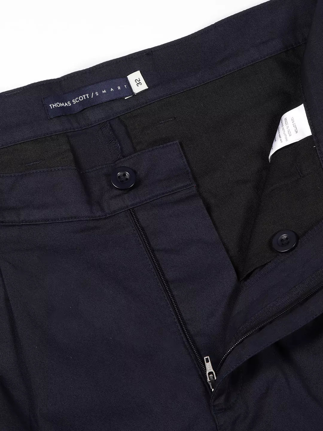Thomas Scott Men Mid-Rise Cotton Casual Shorts