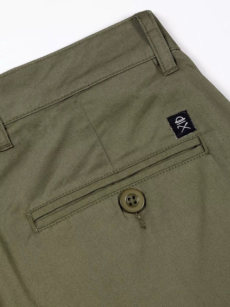 Thomas Scott Men Mid-Rise Pure Cotton Chino Shorts