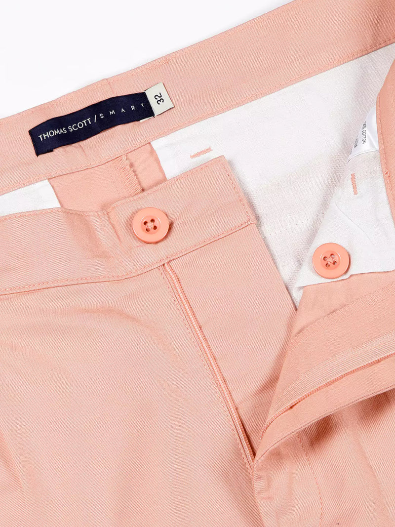 Thomas Scott Men Mid-Rise Cotton Casual Shorts