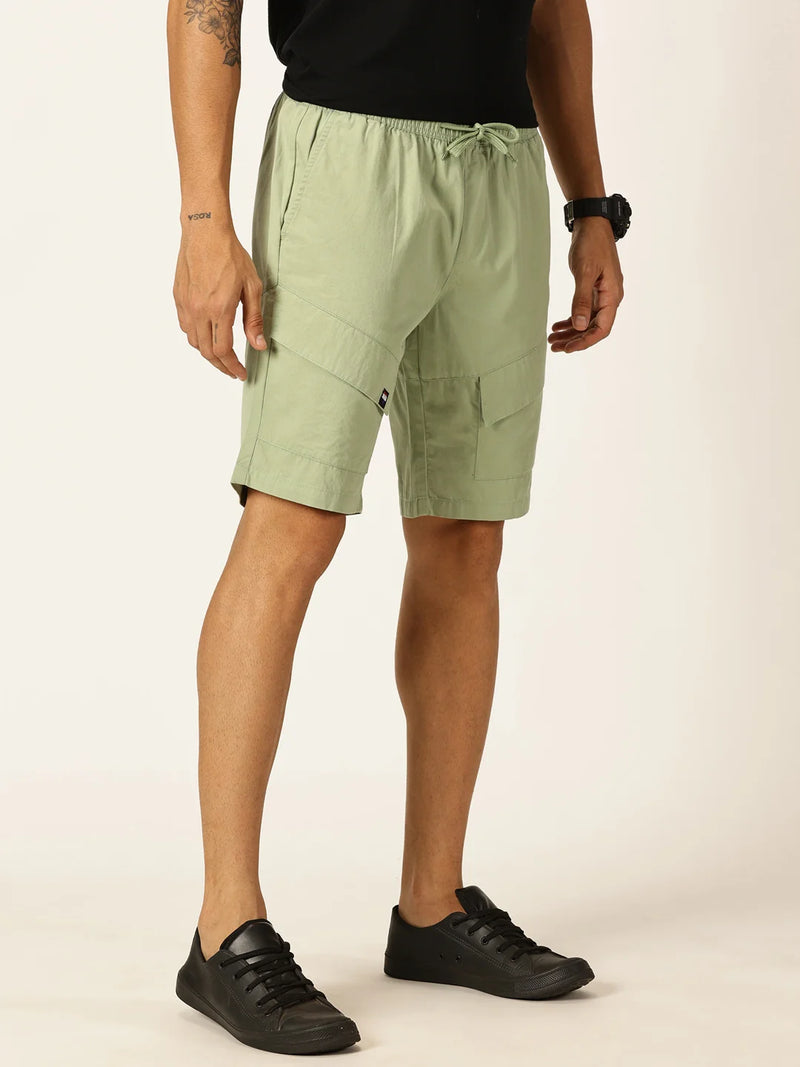 Thomas Scott Men Mid-Rise Cotton Shorts