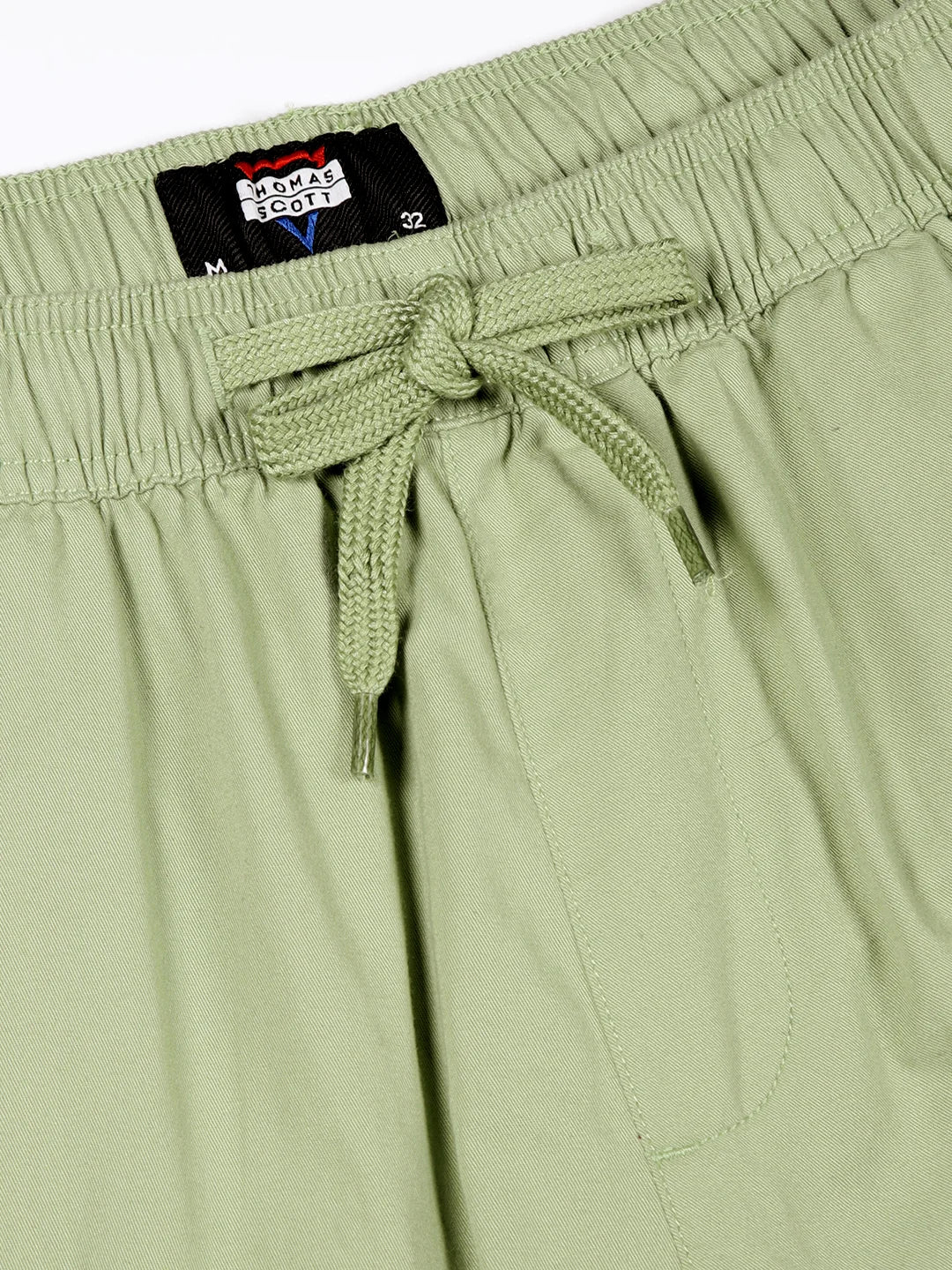 Thomas Scott Men Mid-Rise Cotton Shorts