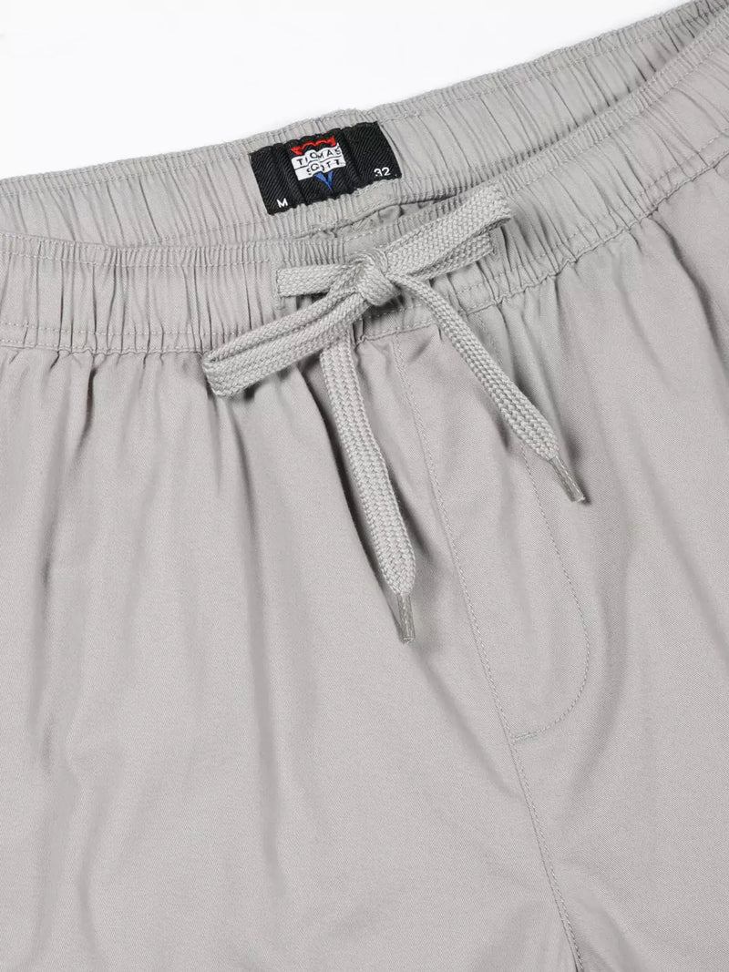 Thomas Scott Men Mid-Rise Cotton Shorts