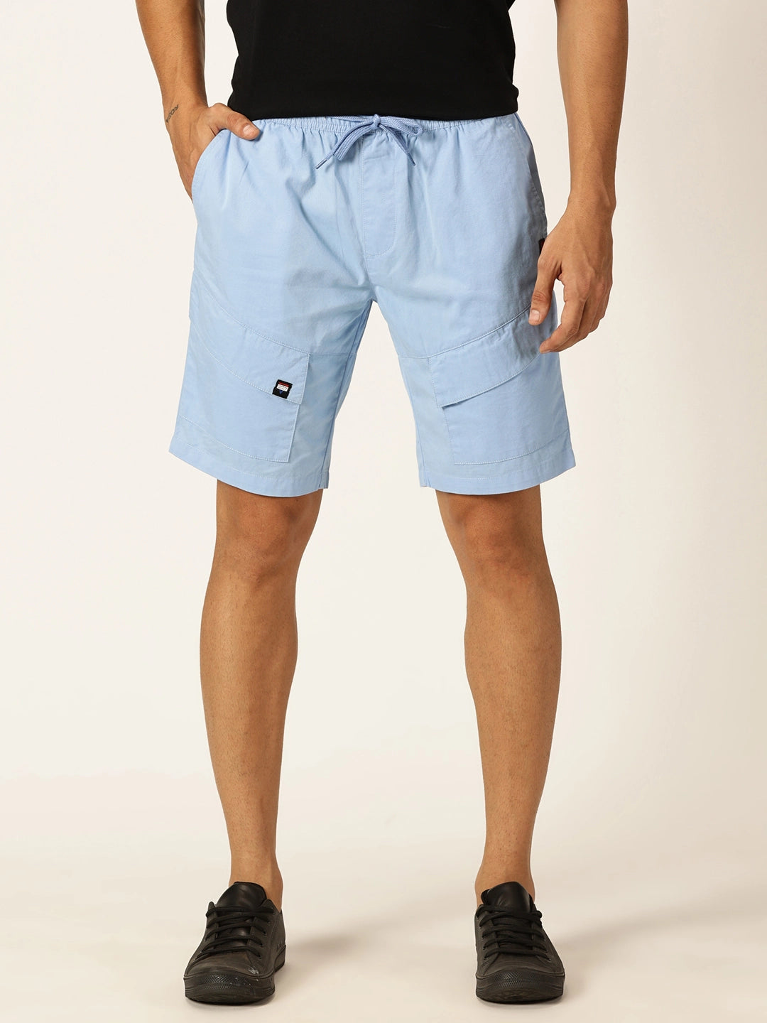 Thomas Scott Men Mid-Rise Pure Cotton Shorts
