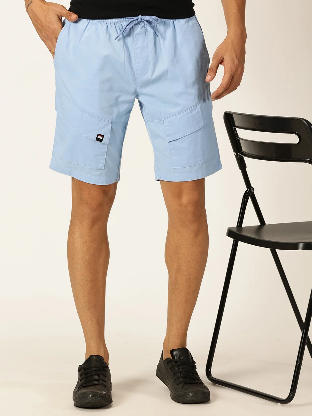 Thomas Scott Men Mid-Rise Pure Cotton Shorts