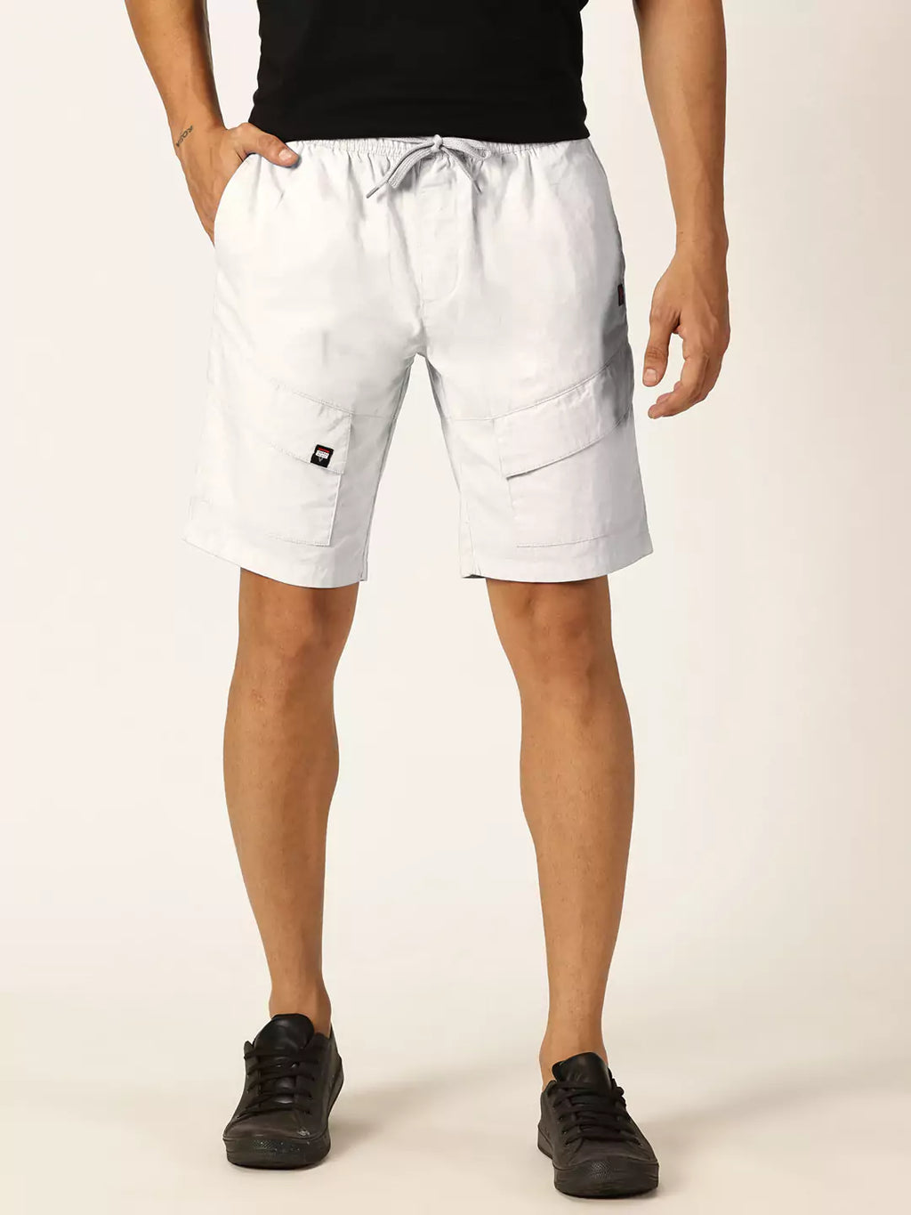 Thomas Scott Men Mid-Rise Cotton Shorts