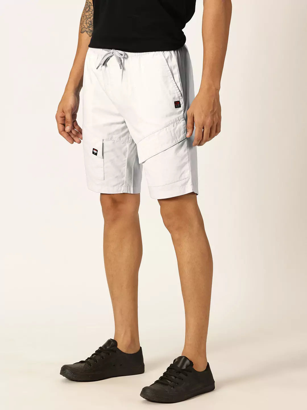Thomas Scott Men Mid-Rise Cotton Shorts