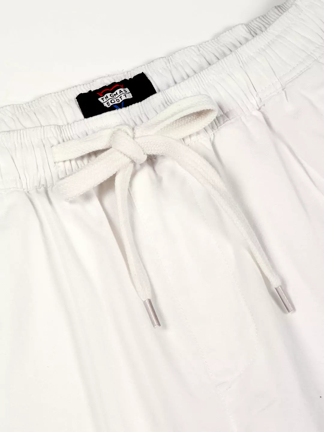 Thomas Scott Men Mid-Rise Cotton Shorts