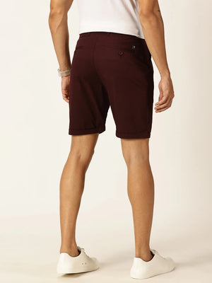 Thomas Scott Men Mid-Rise Pure Cotton Chino Shorts