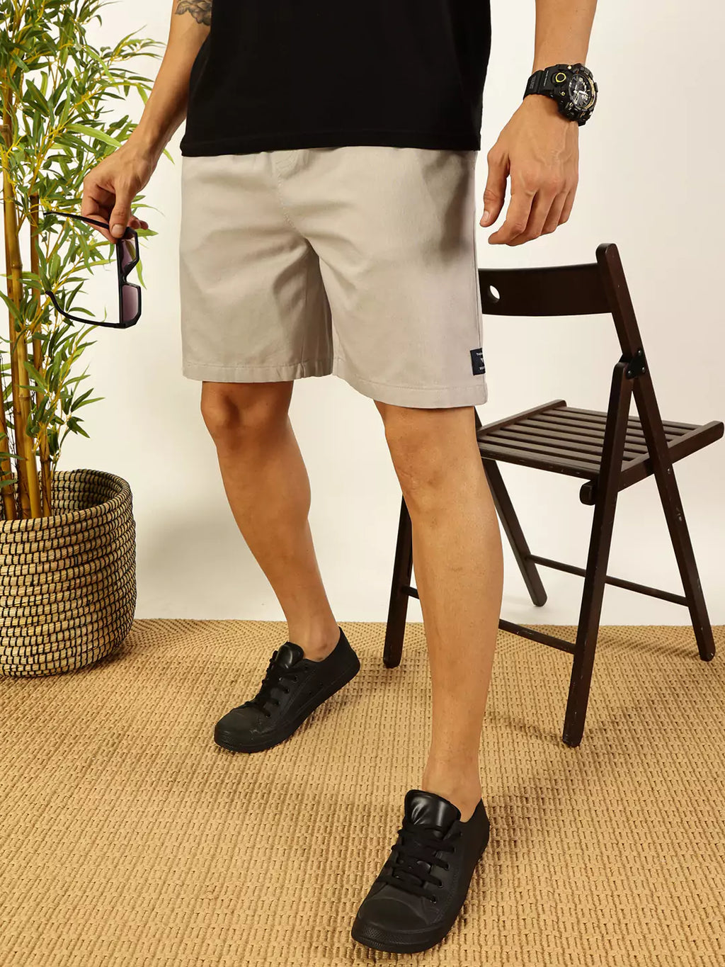 Thomas Scott Men Pure Cotton Mid-Rise Boxer Shorts