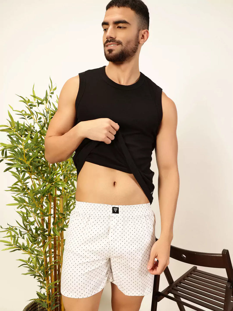 Thomas Scott Men Pack of 2 Cotton Printed Regular Boxer Shorts