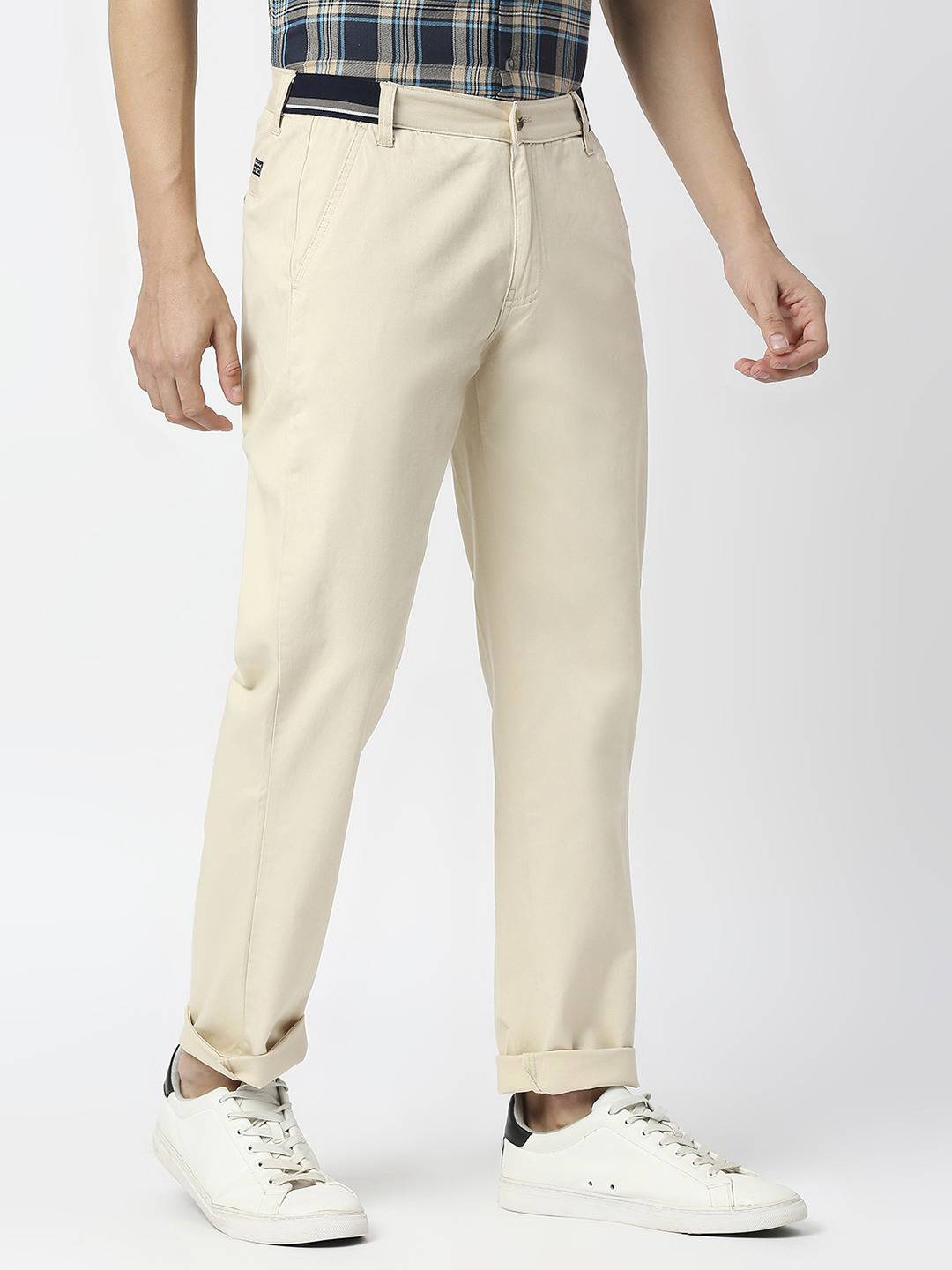 Thomas Scott Men Cricket Club Classic Easy Wash Regular Trousers