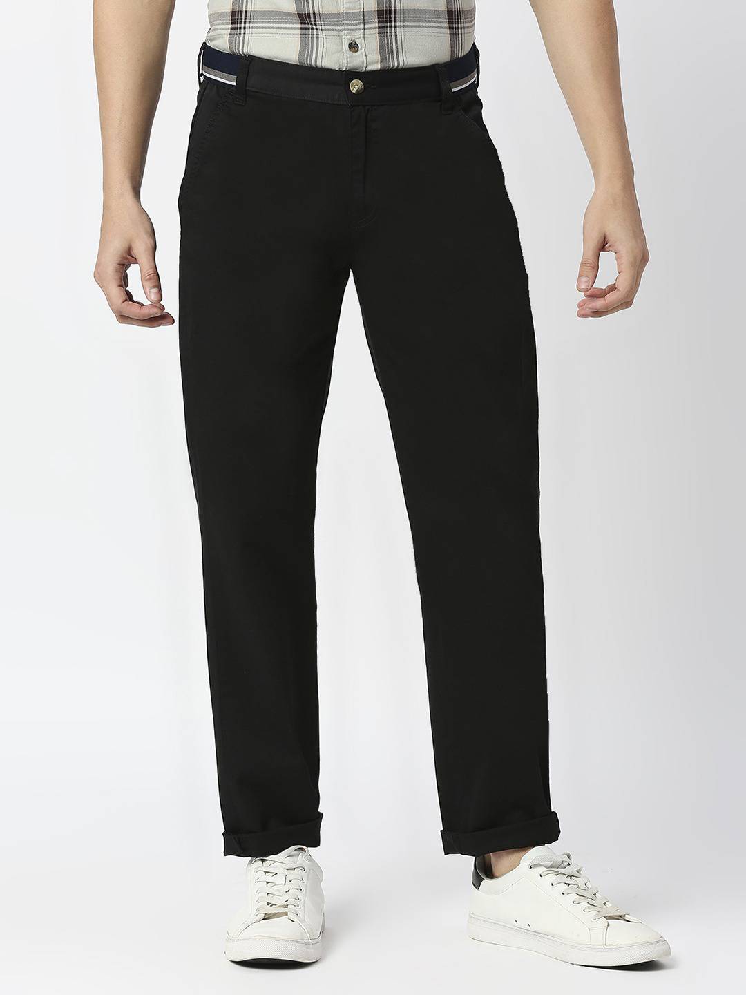 Thomas Scott Men Mid-Rise Classic Slim Fit Trousers