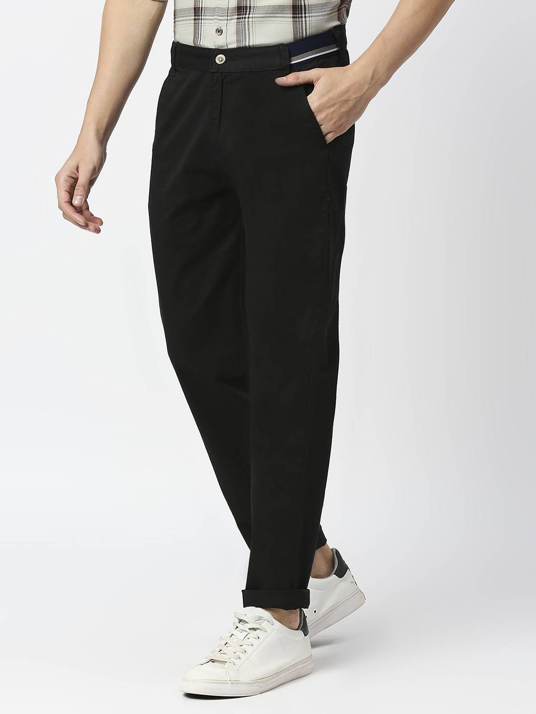 Thomas Scott Men Mid-Rise Classic Slim Fit Trousers