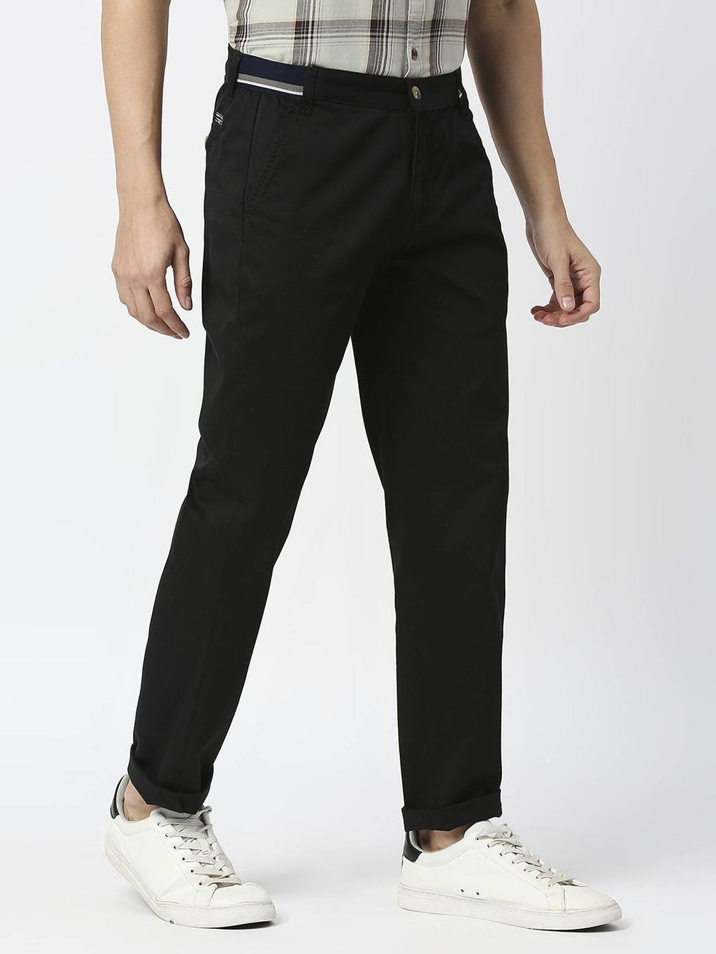Thomas Scott Men Mid-Rise Classic Slim Fit Trousers