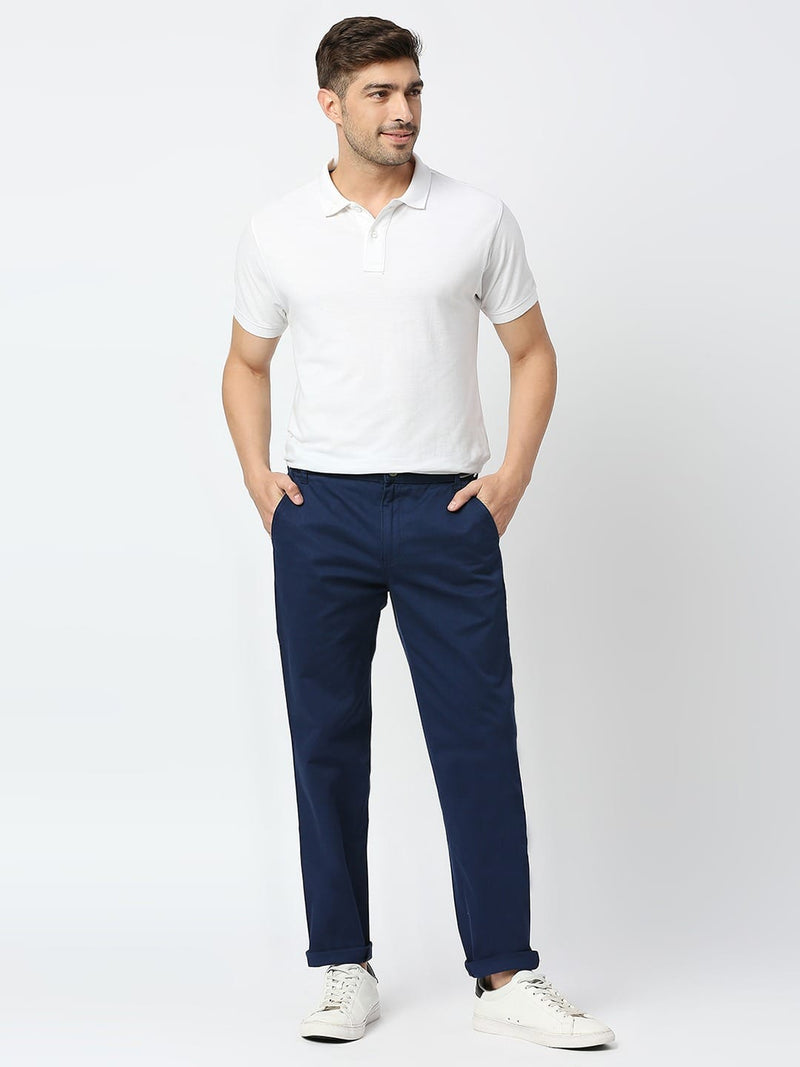 Thomas Scott Men Cricket Club Classic Easy Wash Regular Trousers