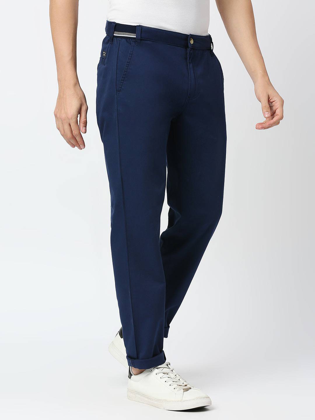 Thomas Scott Men Cricket Club Classic Easy Wash Regular Trousers