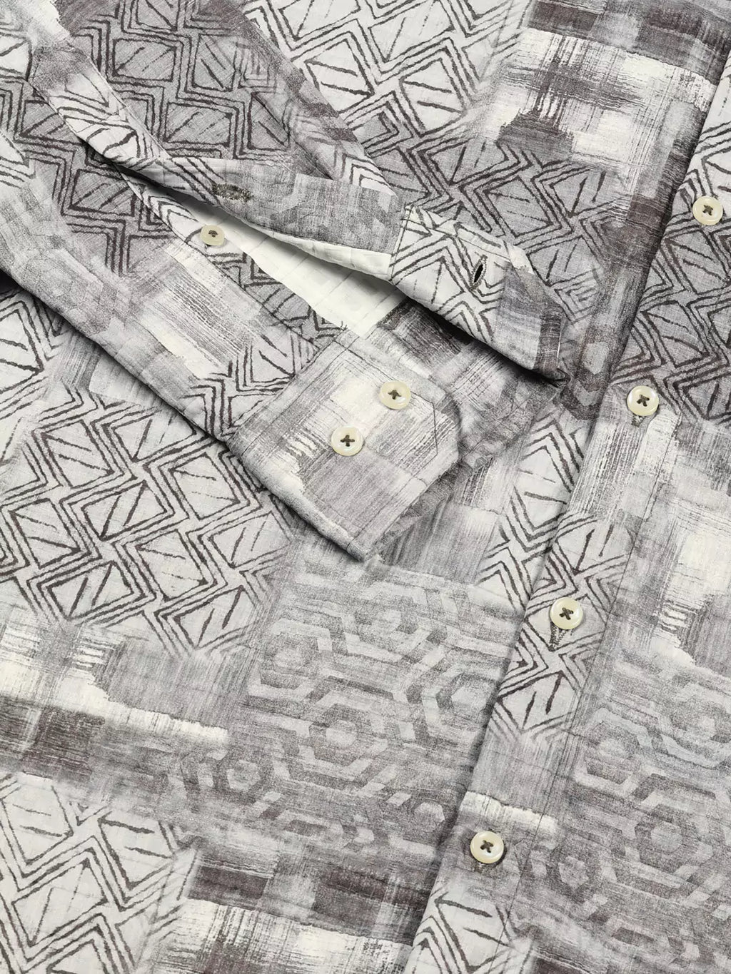 Thomas Scott Men Premium Slim Fit Opaque Printed Casual Shirt