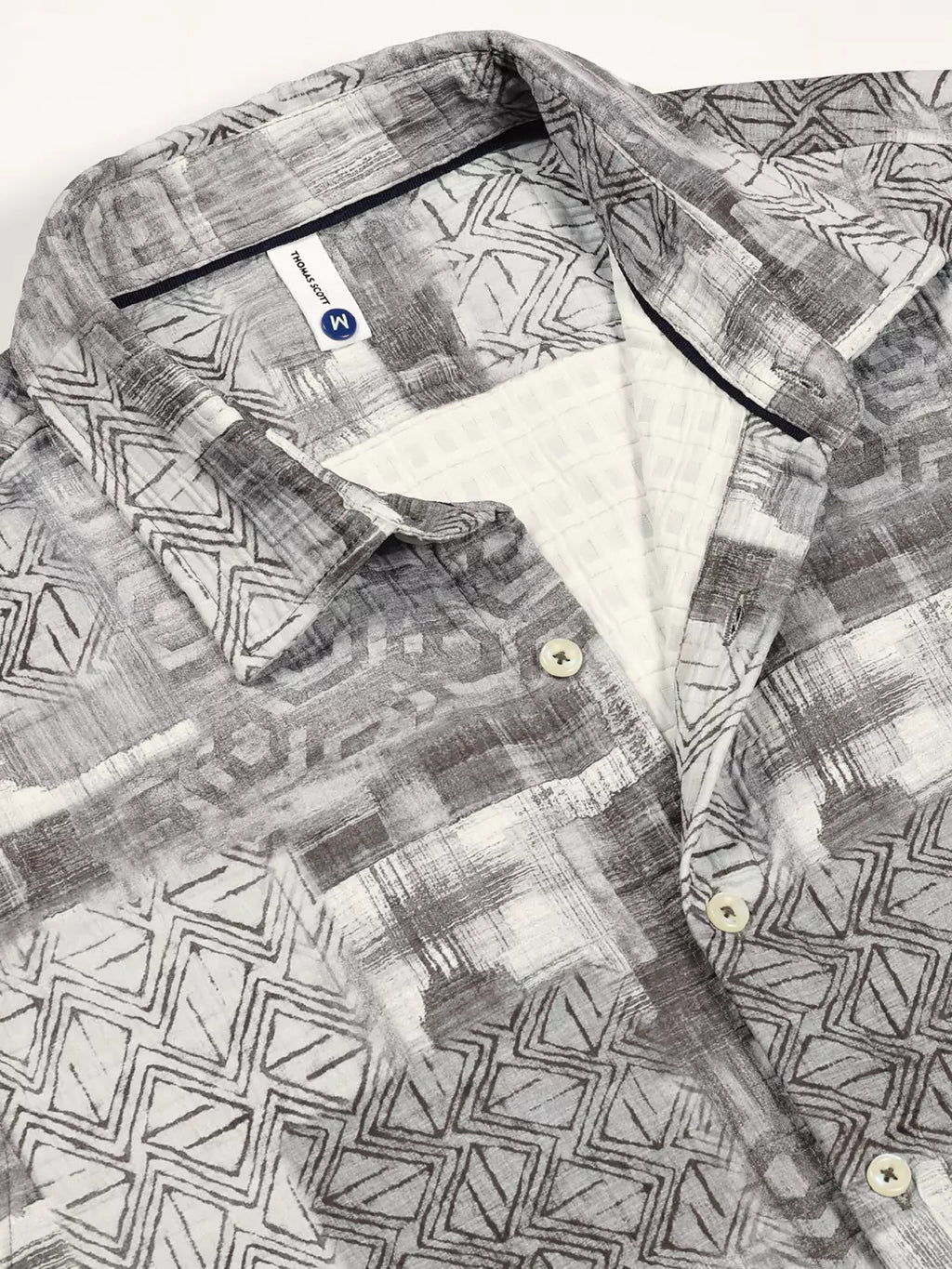 Thomas Scott Men Premium Slim Fit Opaque Printed Casual Shirt