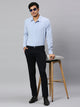 Thomas Scott Men Classic Slim Fit 4 Way Stretch Spread Collar Casual Shirt