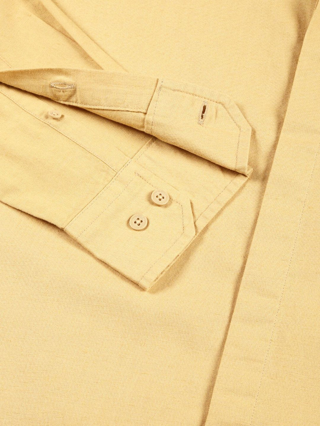 Beige Premium Cotton Linen Casual Shirt For Men