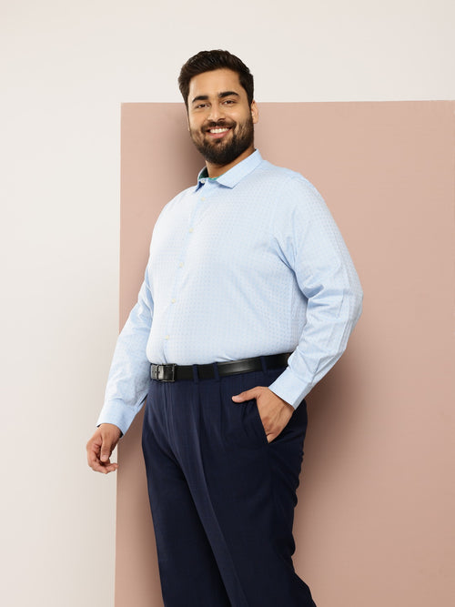 Thomas Scott Men Plus Size Premium Pure Cotton Formal Shirt