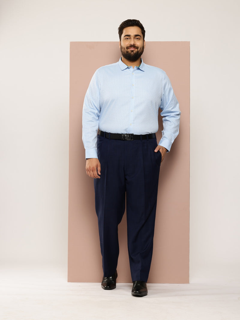 Thomas Scott Men Plus Size Premium Pure Cotton Formal Shirt