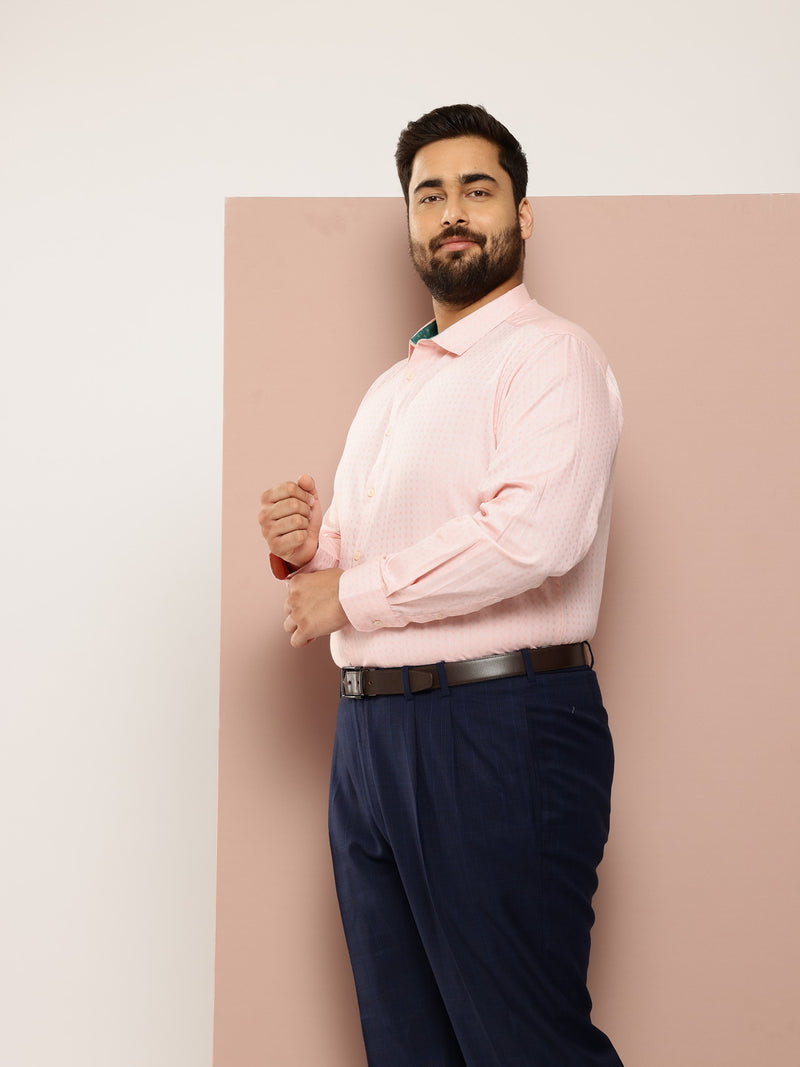 Thomas Scott Men Plus Size Premium Pure Cotton Formal Shirt