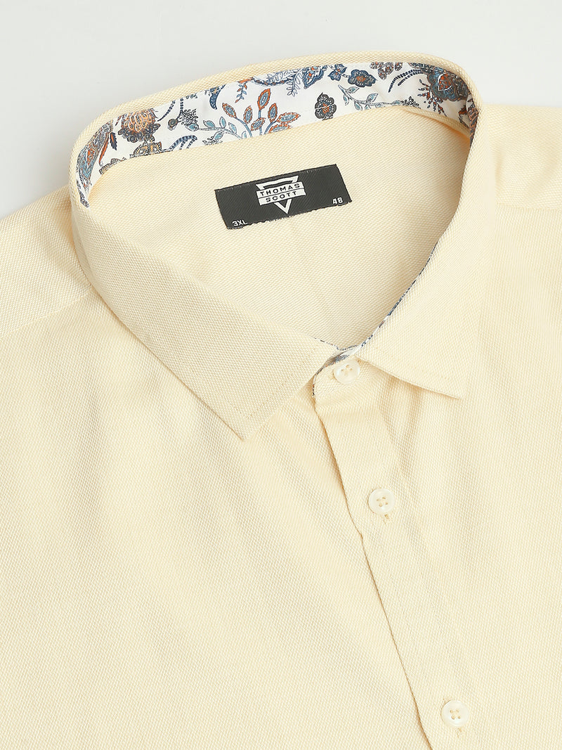 Thomas Scott Men Premium Opaque Cotton Formal Shirt