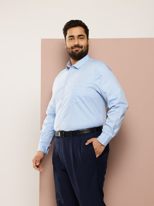 Thomas Scott Men Plus Size Premium Pure Cotton Formal Shirt