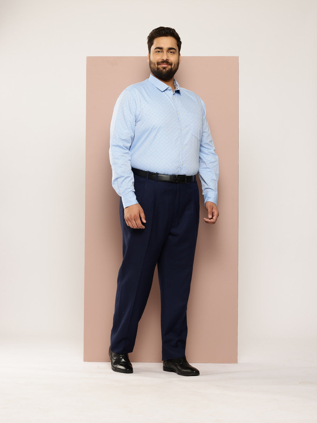 Thomas Scott Men Plus Size Premium Pure Cotton Formal Shirt