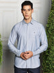 Navy Premium Spread Collar Semiformal Shirt For Men