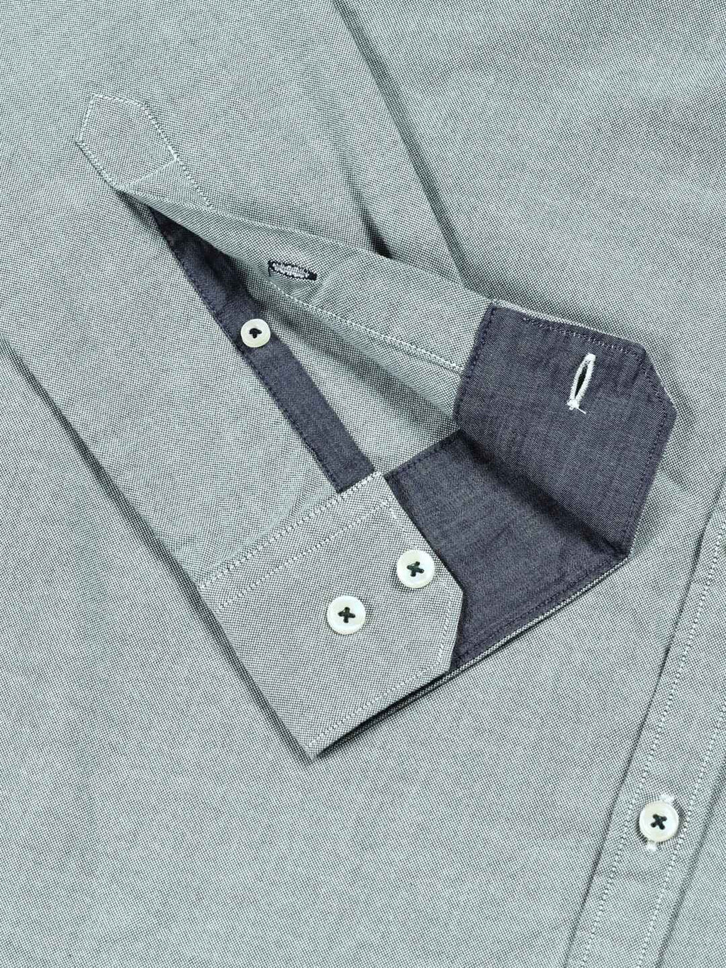 Thomas Scott Men Premium Button-Down Collar Semiformal Shirt