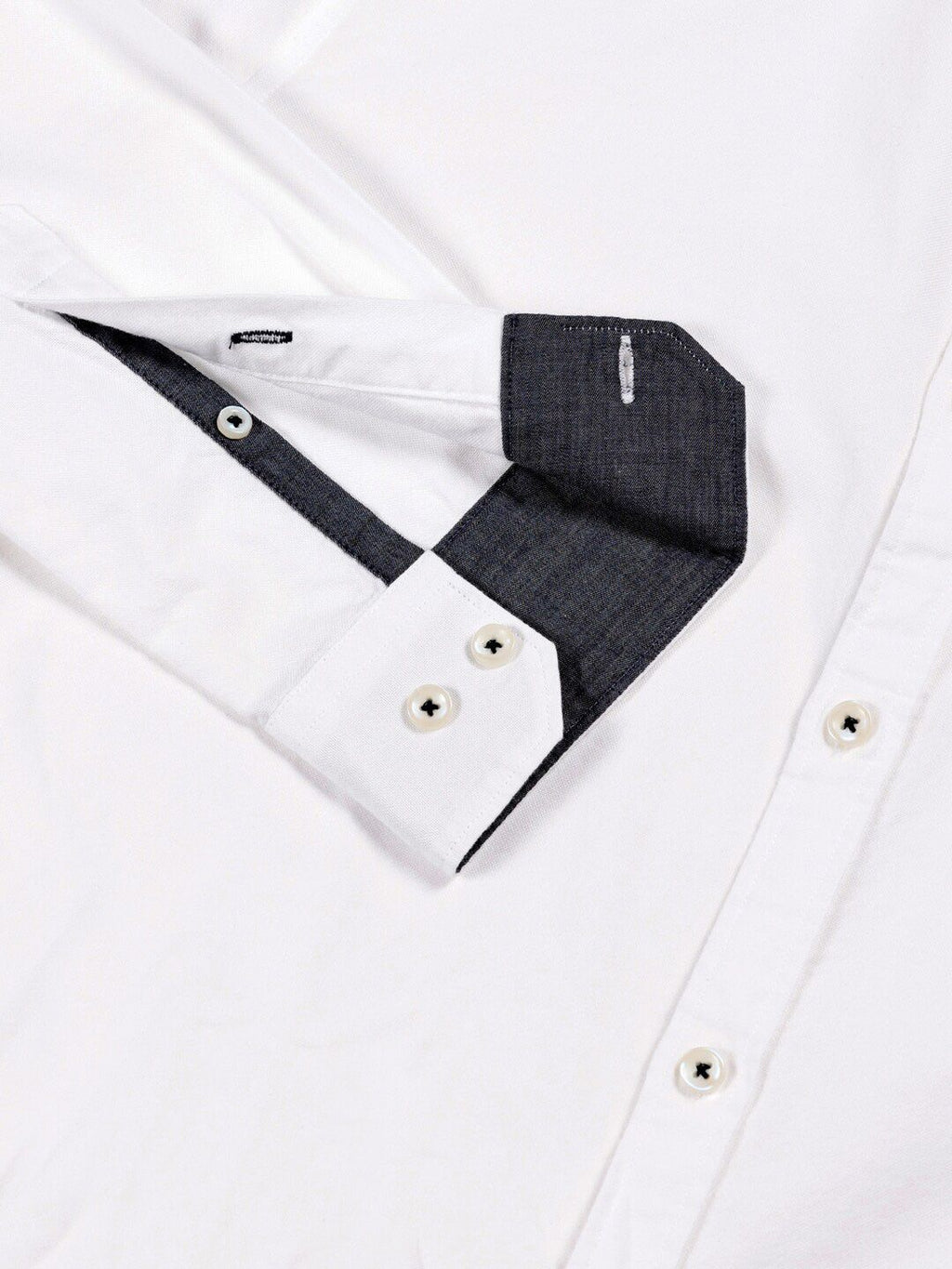 Thomas Scott Men Premium Button-Down Collar Semiformal Shirt