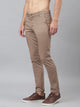 Thomas Scott Men Brown Easy Wash Sustainable Trousers