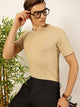 Thomas Scott Men Knit Textured Round Neck T-shirt