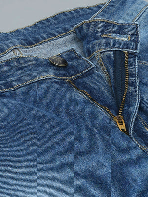 Thomas Scott Men Smart Clean Look Heavy Fade Cotton Jeans