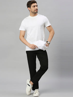 Black Classic Stretchable Jeans For Men