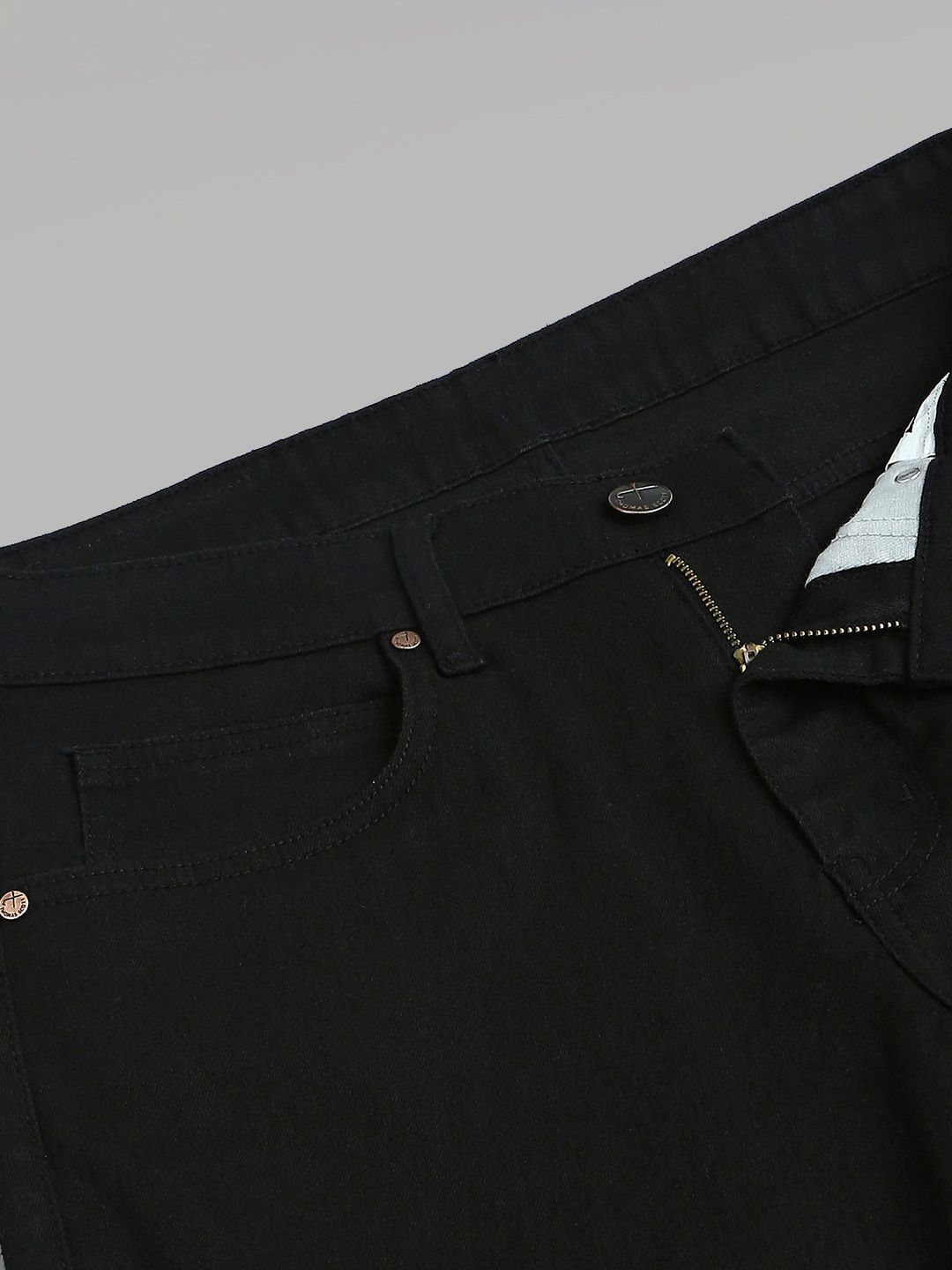 Black Classic Stretchable Jeans For Men